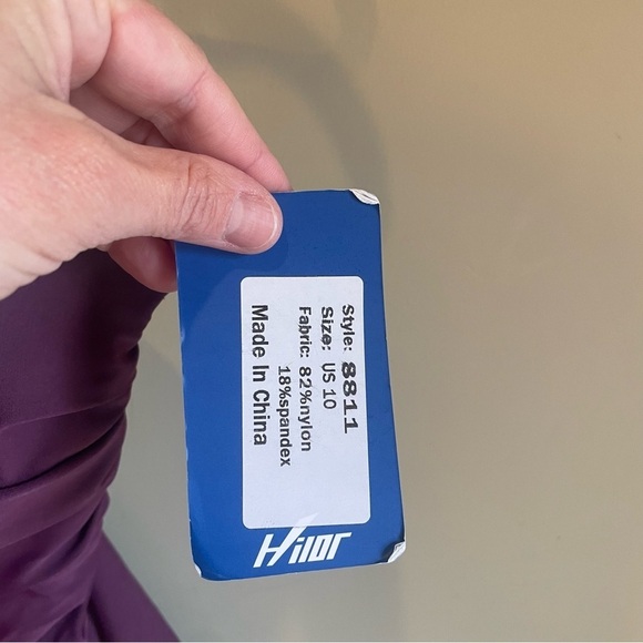 NWT Hilor Women One Piece Swimsuit Tummy Control Bathing Suits Ruffle Monokini - Picture 4 of 9